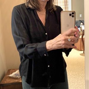 Frank and Eileen black blouse.